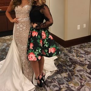 Sherri Hill two piece cocktail dress size 00